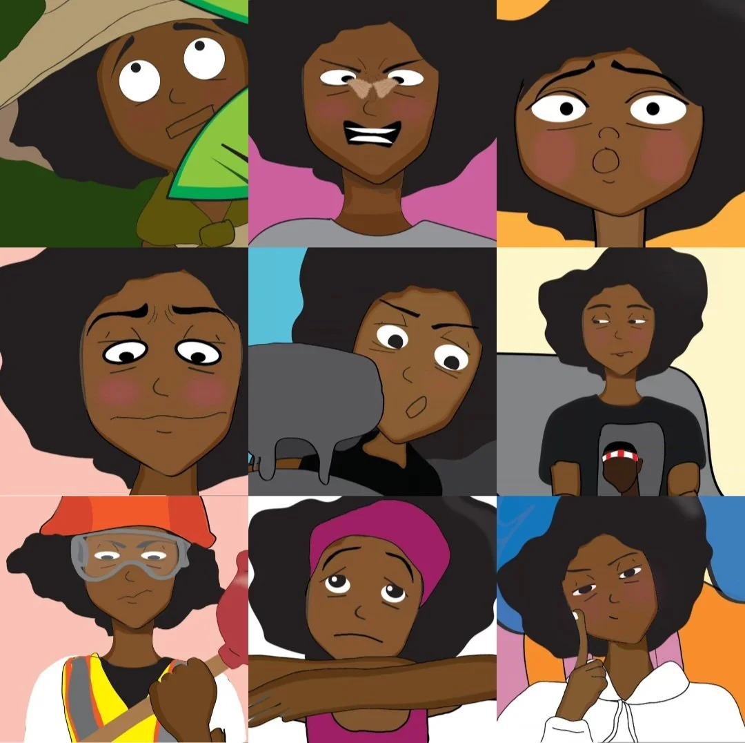 Black Female Cartoon Character Anxious Avery Shines In New Show