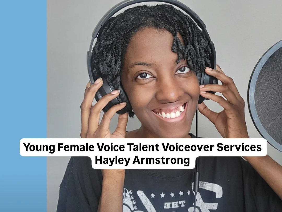 Young Female Voice Talent Voiceover Services Hayley Armstrong