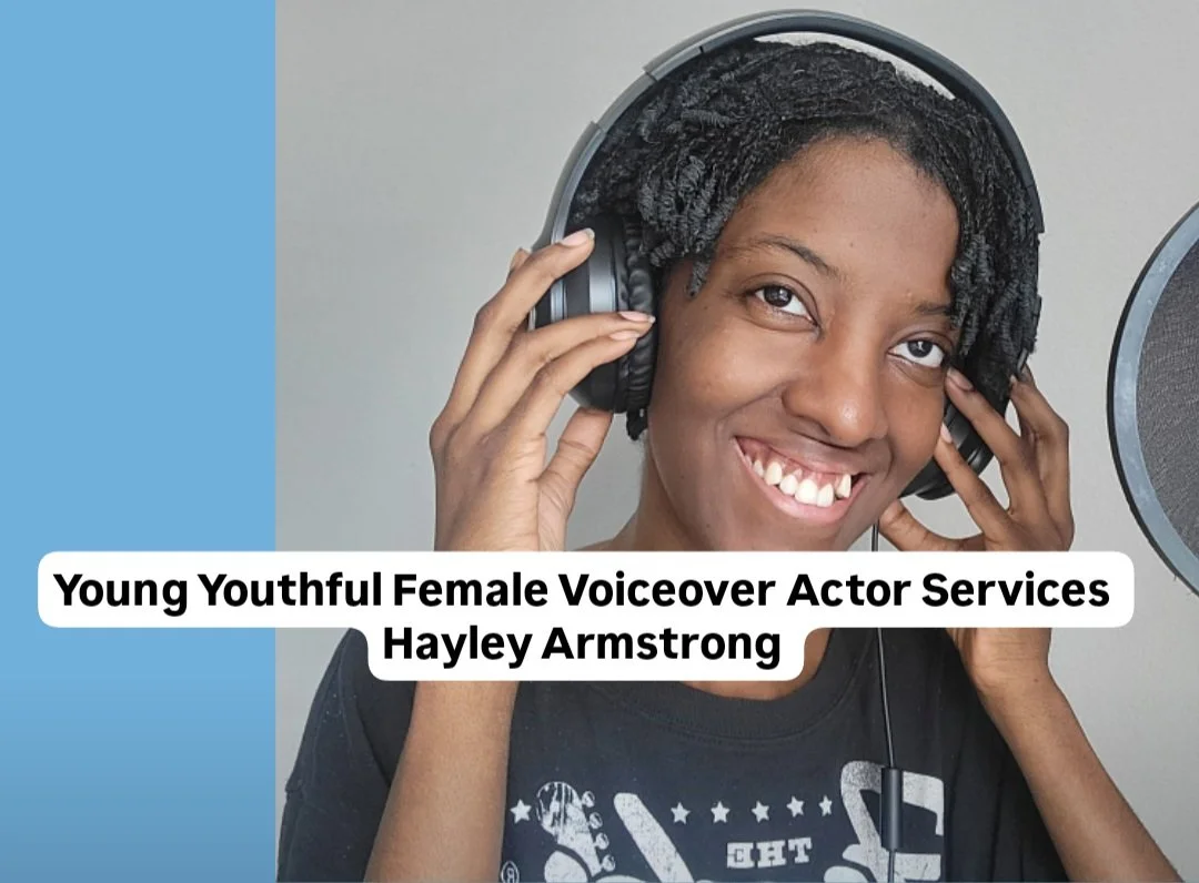 Young Youthful Female Voiceover Actor Services Hayley Armstrong
