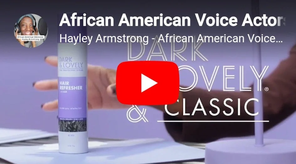Voiceover - African American Voice For Dark and Lovely Commercial