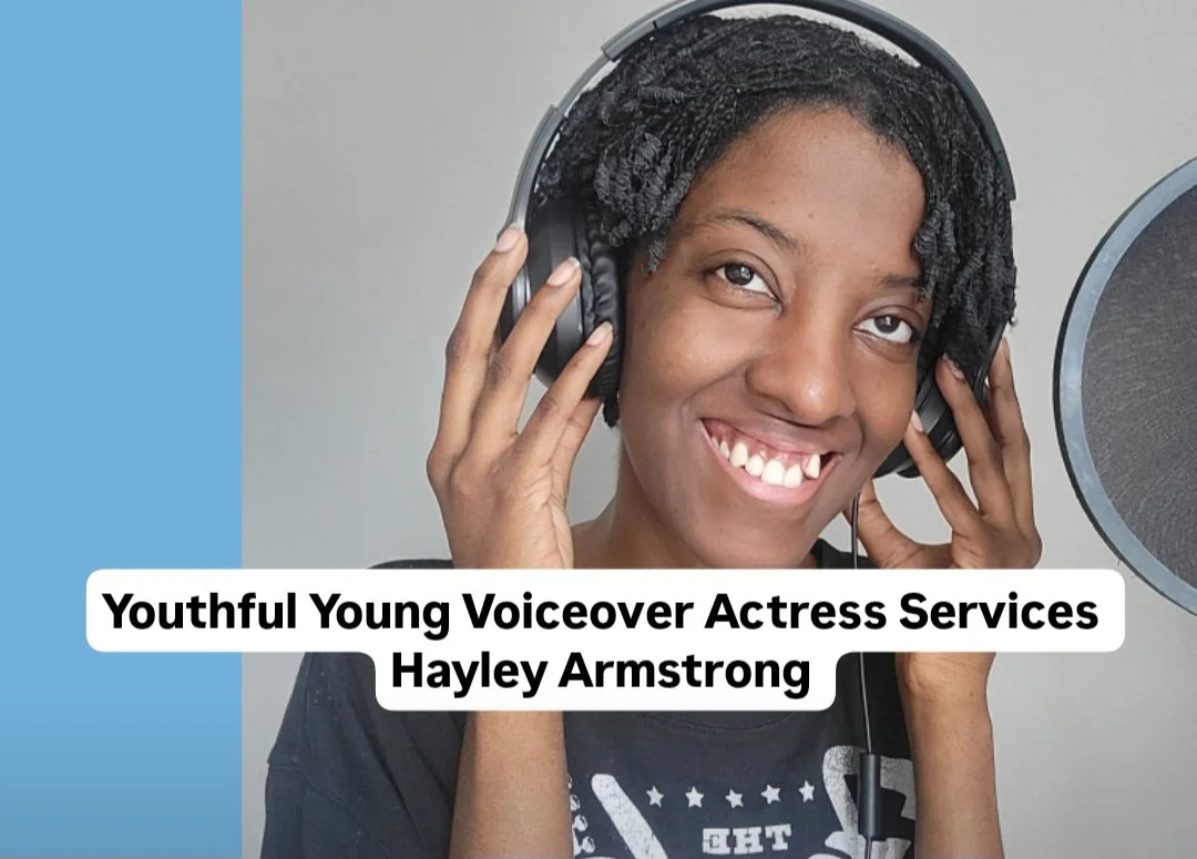 Youthful Young Voiceover Actress Services Hayley Armstrong