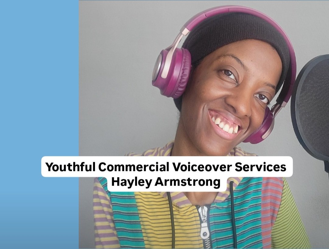 Youthful Commercial Voiceover Services Hayley Armstrong