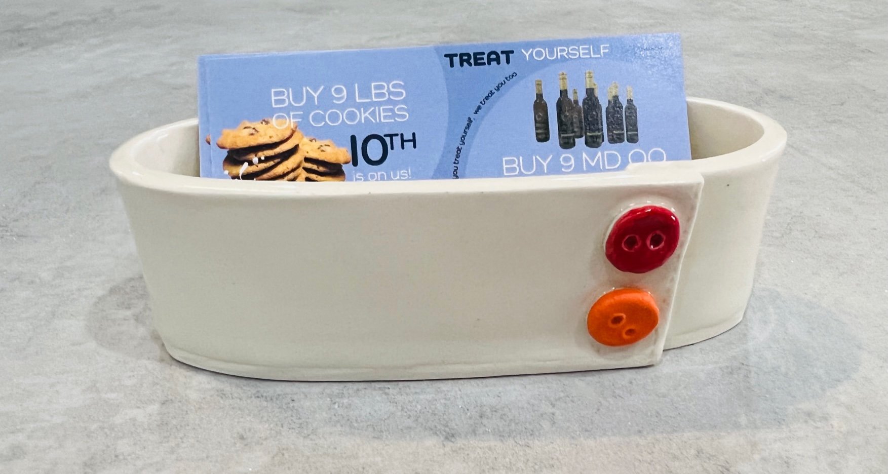 Handcrafted Business Card Holder