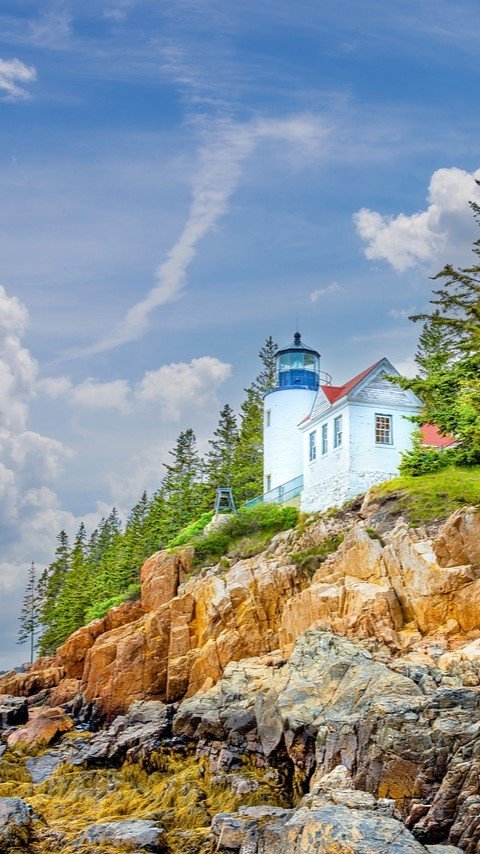 Lighthouse in Bar Harbor Maine