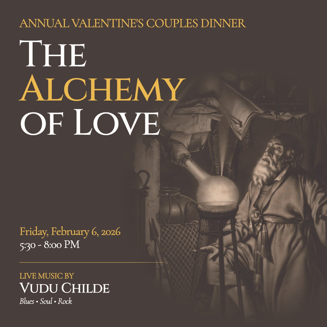 Valentine's Couples Dinner - The Alchemy of Love
