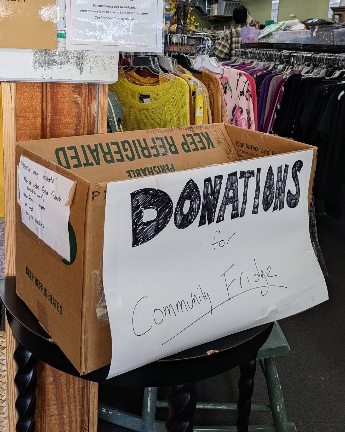 We are collecting non perishable food to help support Germantown neighbors via @germantownfridge 🍓🫛🥫

Next time you head to the shop consider bringing an item or two with you to help share food with folks! Some popular requested food includes: can