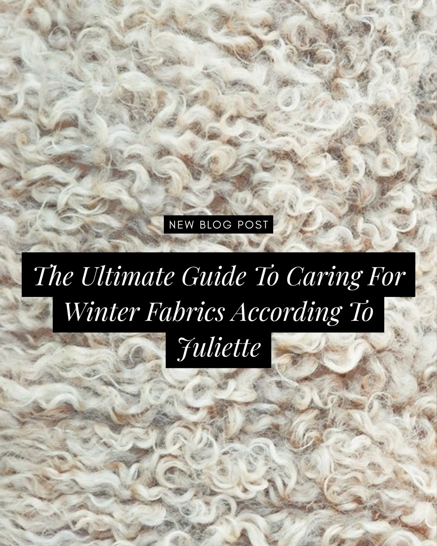 Cashmere. Wool. Velvet. Silk. Winter fabrics deserve expert care. JULIETTE elevates every fiber with techniques trusted across New York. Keep your wardrobe pristine all season long.

Text us to request your first pickup today. 

#Juliette #WinterFabr