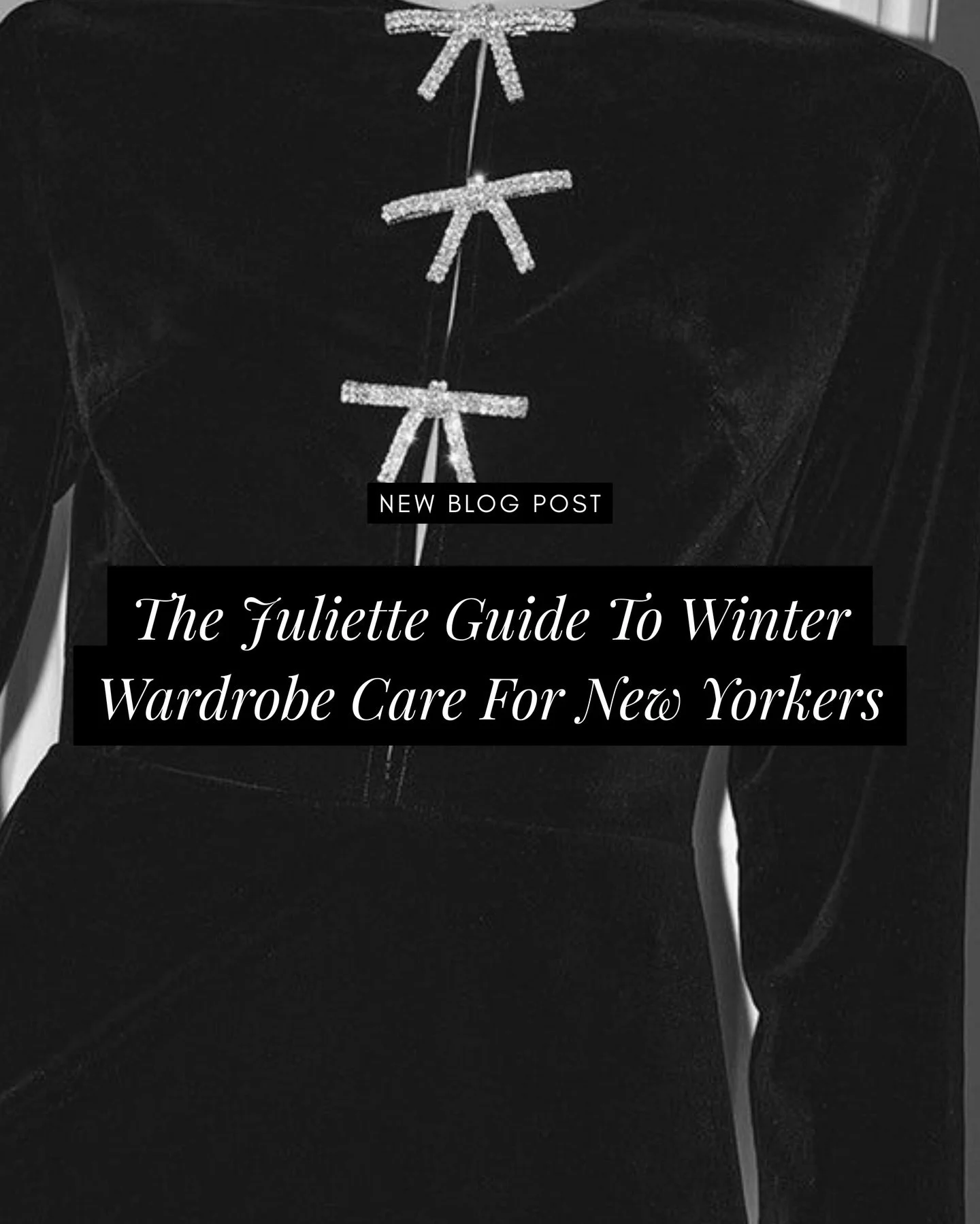 Your winter wardrobe works hard. Cashmere, wool, silk, and velvet deserve a higher level of care. JULIETTE keeps your favorite pieces soft, smooth, and city ready.

Comment &ldquo;GUIDE&rdquo; and we will send you our exclusive winter wardrobe care g