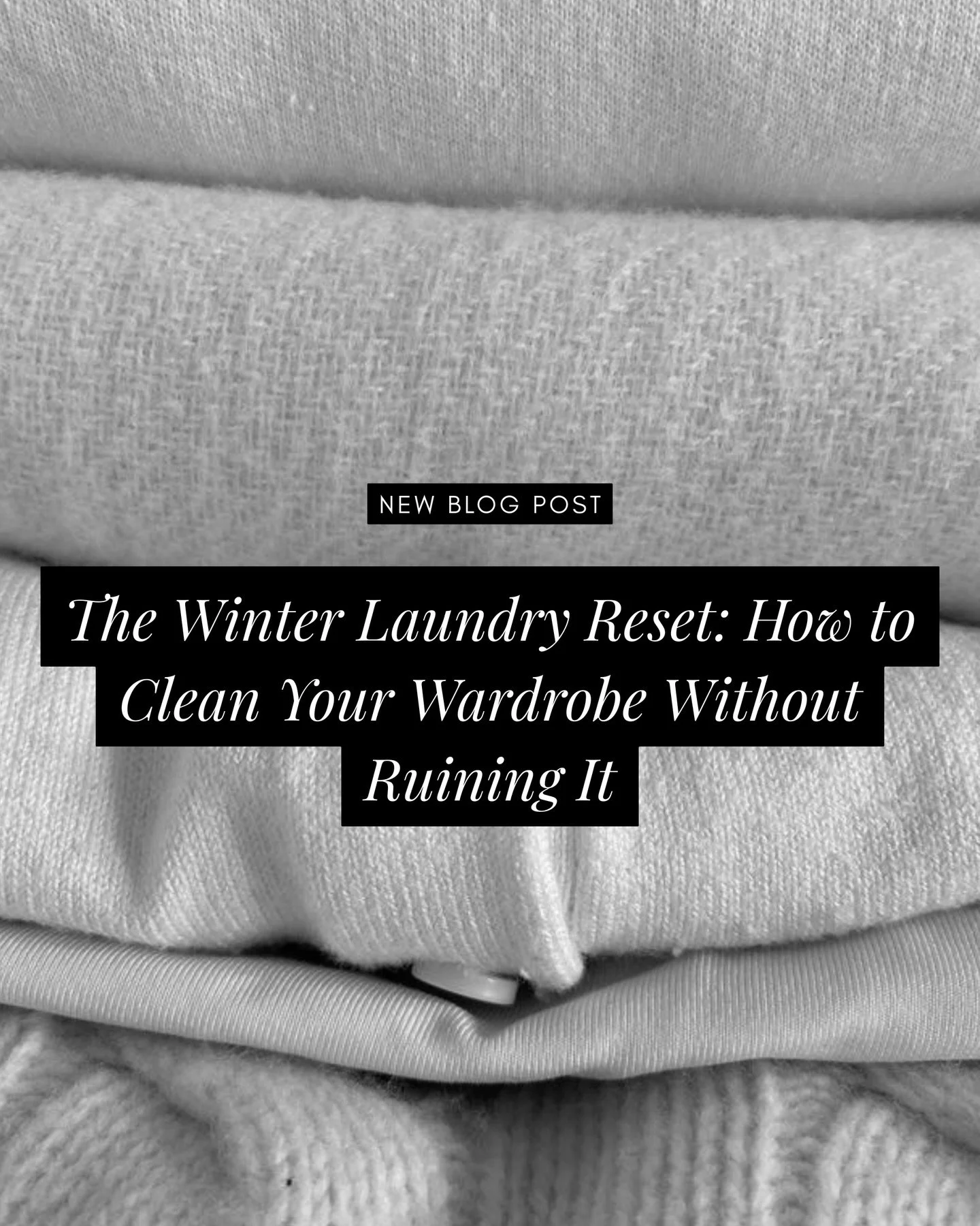 Your clothes are tired even if you are not.

Late winter is the perfect time to reset your wardrobe before spring shows up. Cashmere wool denim silk we explain what really needs professional care and what does not.

This is the guide you save and com