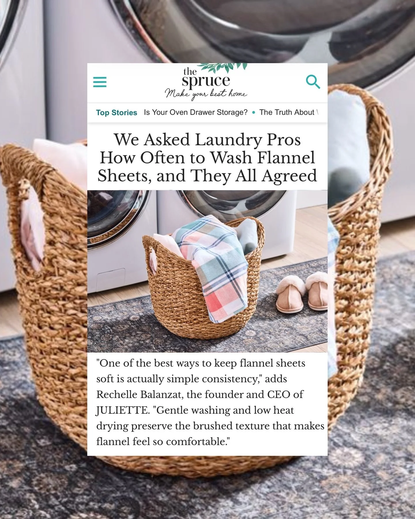 We are featured in The Spruce and talking all things flannel ✨

Soft sheets are not just about comfort they are about consistency. Gentle wash. Low heat. Treat your winter bedding like cashmere and it will love you back.

Flannel season done the righ
