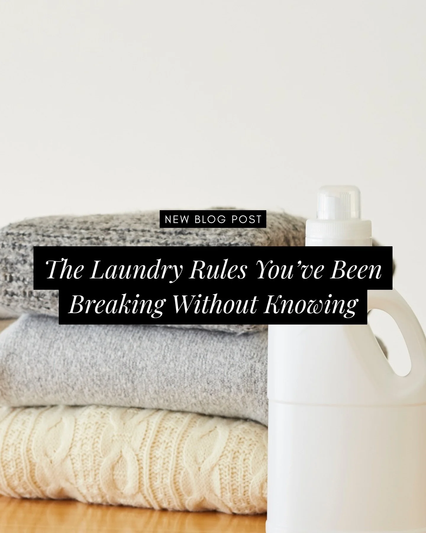 You&rsquo;re not ruining your clothes on purpose.
But small habits add up.

Overwashing. Too much detergent. Heat. 🫧
It&rsquo;s not just laundry. It&rsquo;s wear and tear.

There&rsquo;s a better way to care for what you own.
Or better yet, not have