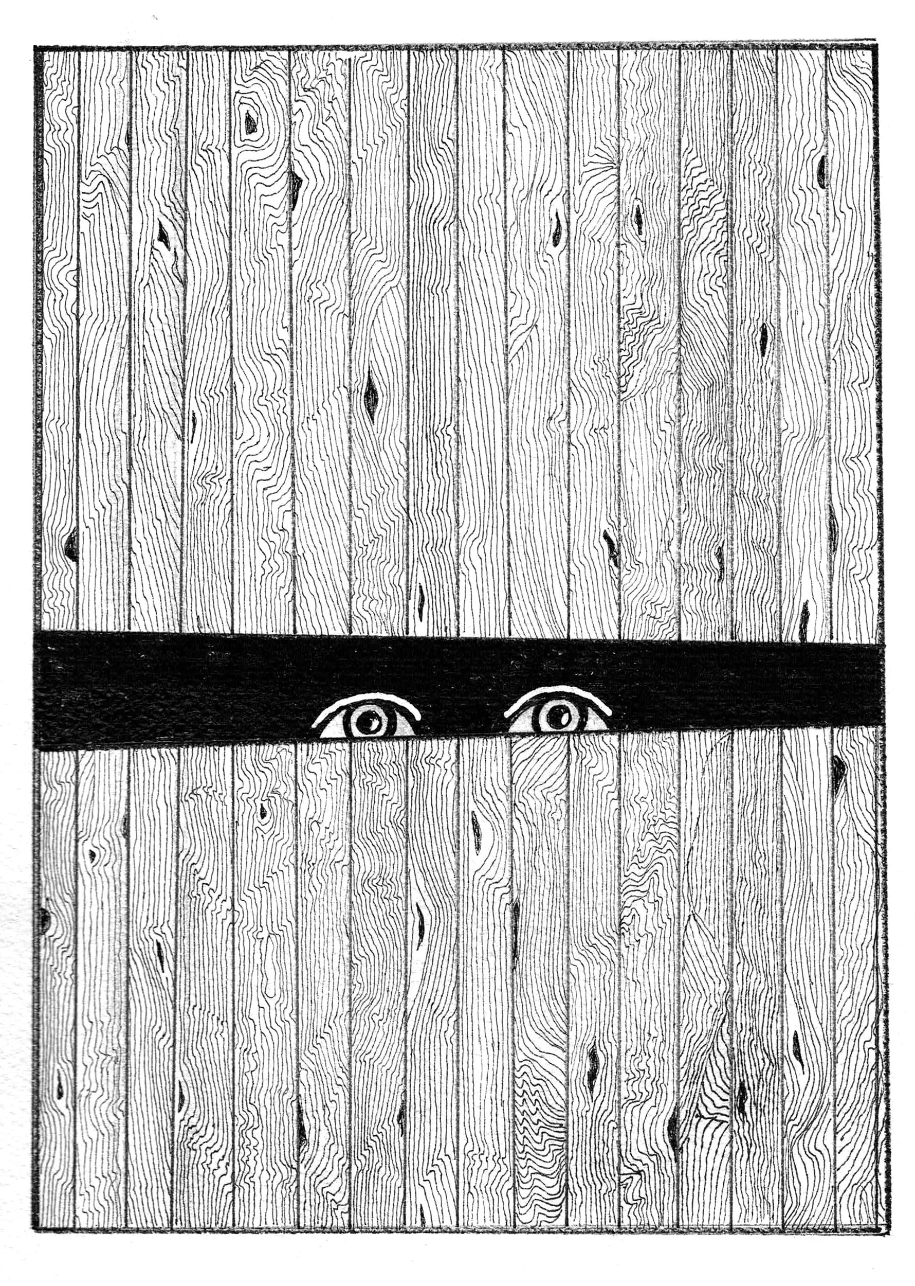  № 69, Pen and Ink 9"w x 12"h  