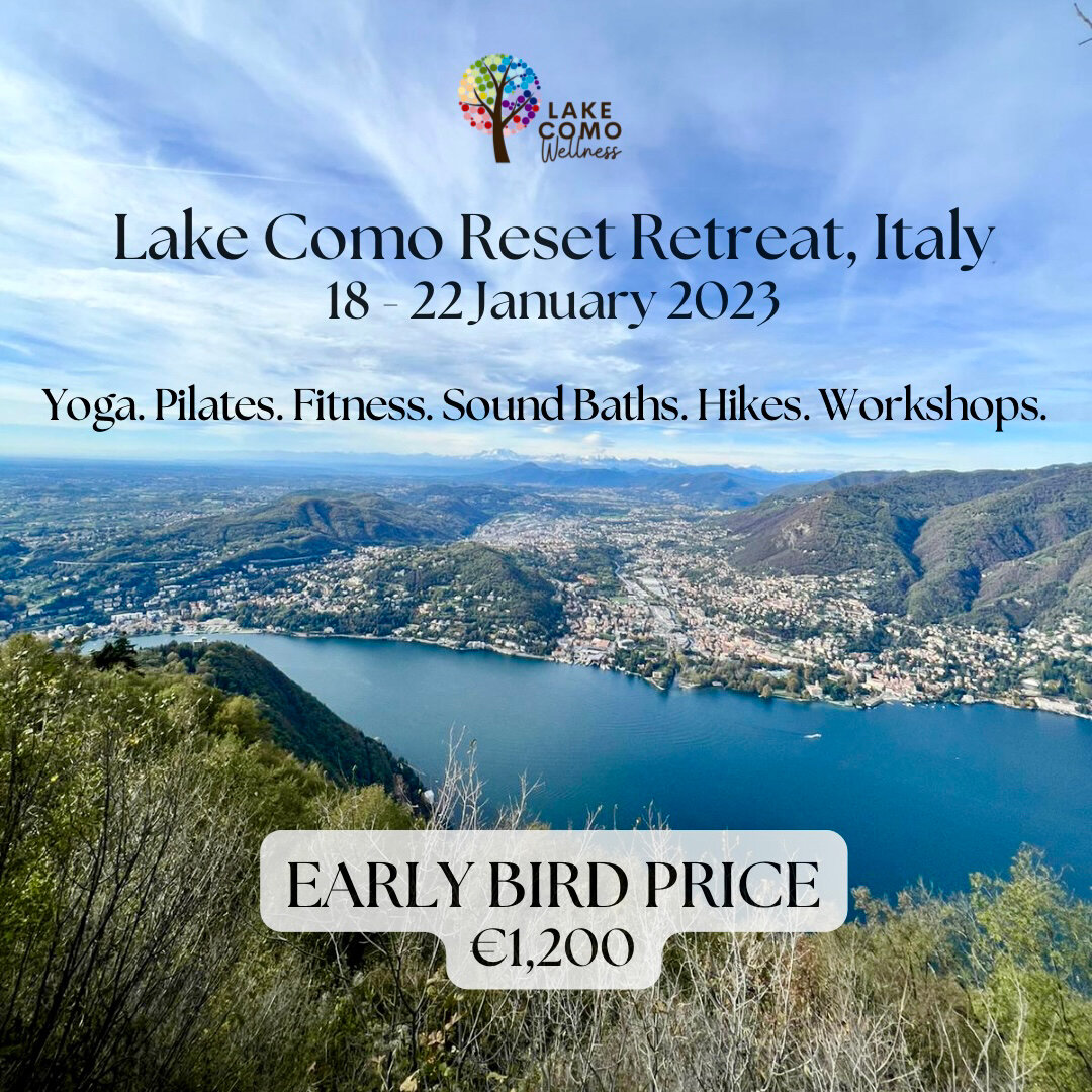 Lake Como Wellness Reset Retreat ✨​​​​​​​​
18-22 January 2023​​​​​​​​
​​​​​​​​
🕊️&euro;300 off if you book before 1st December 2022​​​​​​​​
​​​​​​​​
Have you been waiting for the right time to prioritise your wellbeing? 🙏​​​​​​​​
​​​​​​​​
Are you i