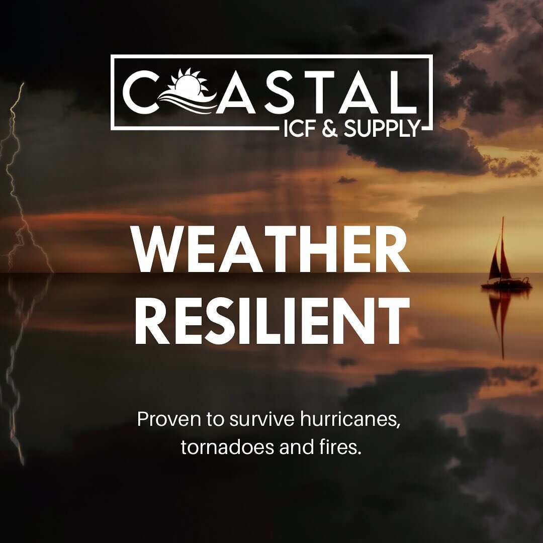 ICF homes have a track record of withstanding hurricanes, tornadoes, and fires. Thanks to their self-extinguishing properties, ICFs can aid in safeguarding you in the event of a fire.

Have any questions? Contact us!

➡️ Visit coastalicfsupply.com
➡️