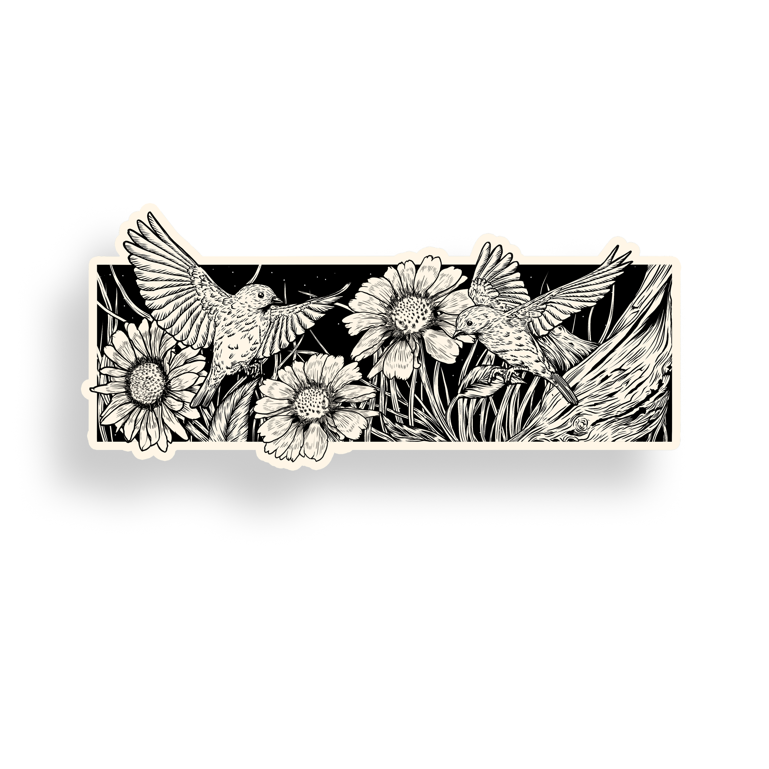 Summer Birds Sticker