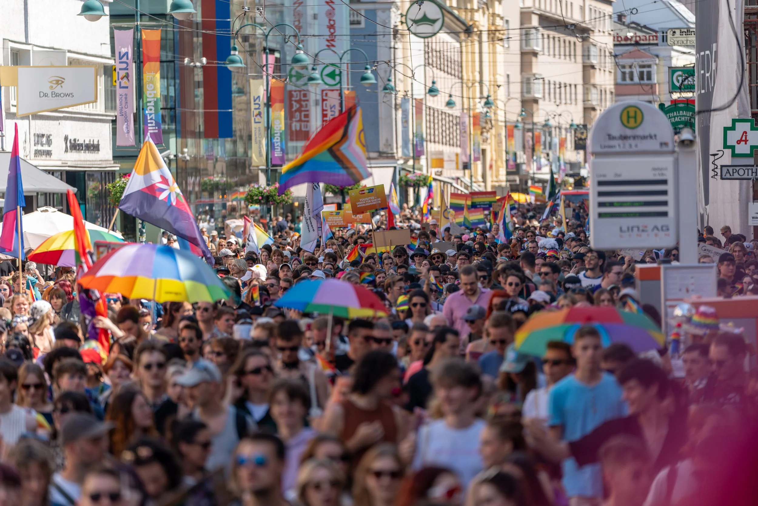 Pride-Fotografie beim Linz Pride 2025