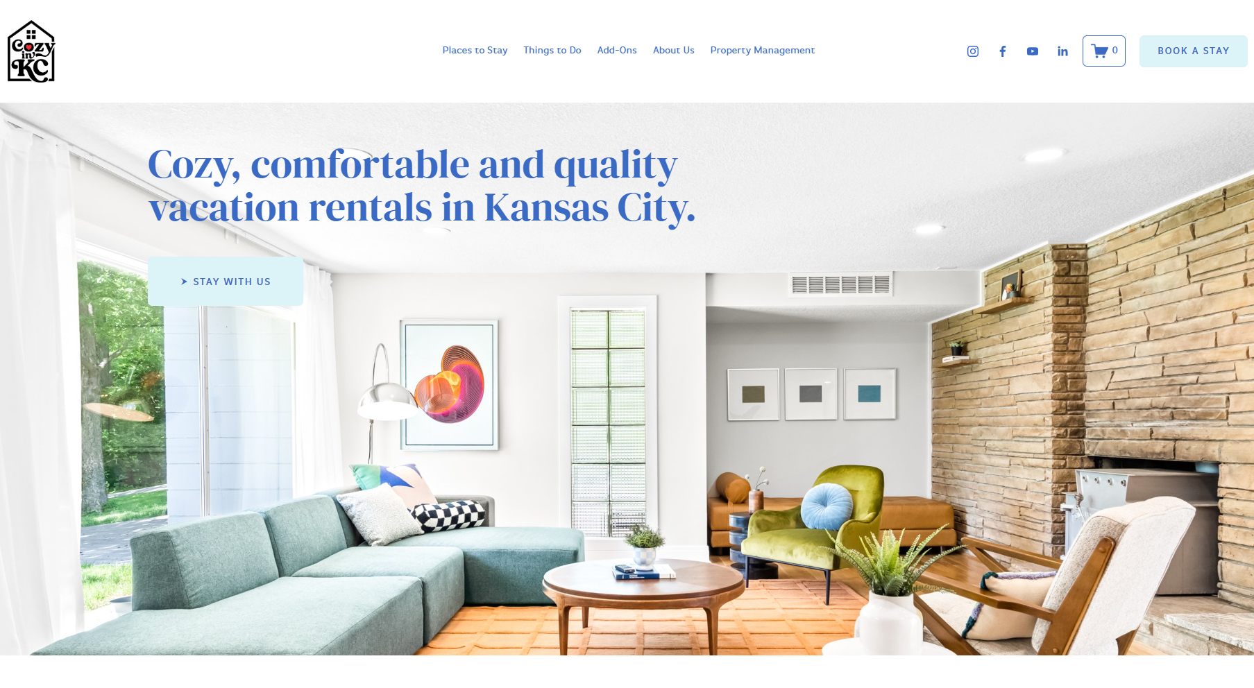 Cozy in KC | Quality Vacation Rentals & Event Spaces in Kansas City