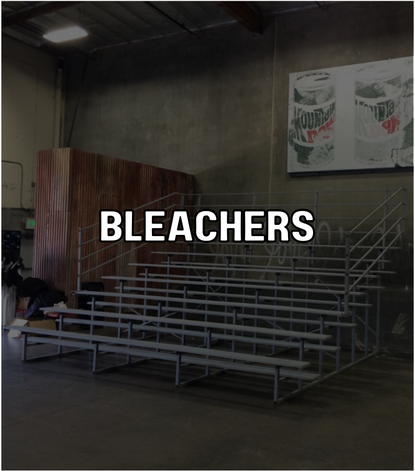Portable Bleachers, Stages, and Concert Risers