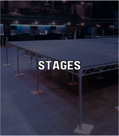 Portable Bleachers, Stages, and Concert Risers