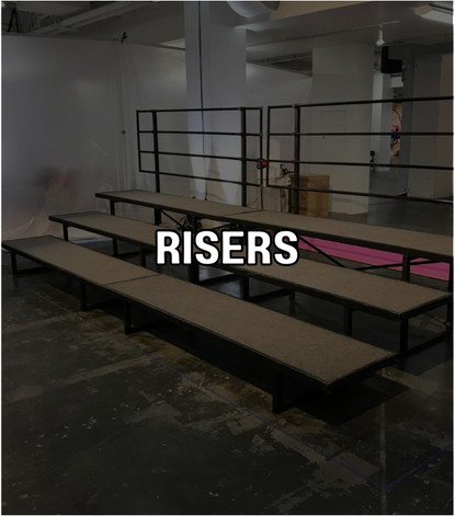Portable Bleachers, Stages, and Concert Risers