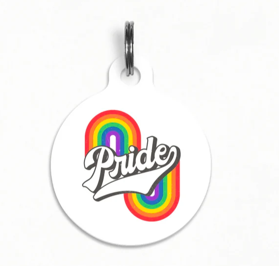  Pet ID Tag | "Pride" - Pride Dog Tag, Double Sided 