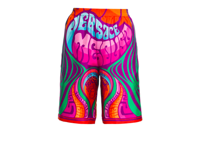 Versace Medusa Music Print Shorts - $925 or as low as $78/mo.