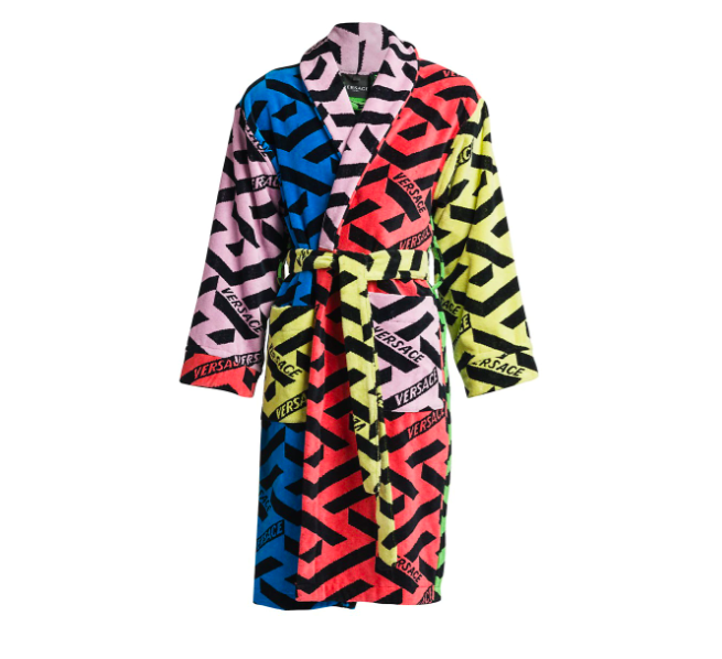 Versace Logo Cotton Bathrobe - $825 or as low as $69/mo.