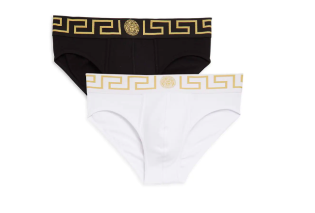 Men's Tri-pack Underwear Low Briefs by Versace