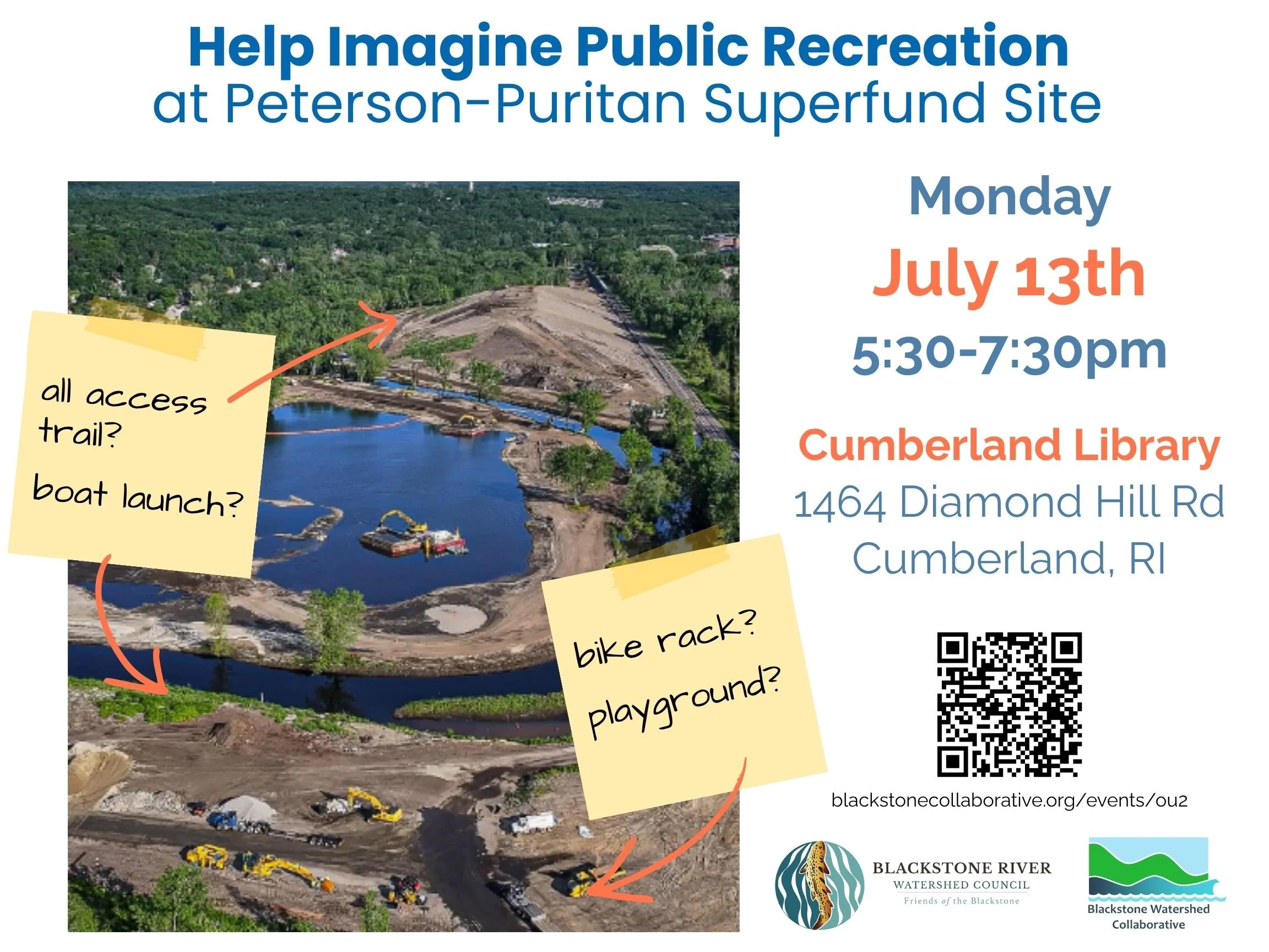 Re-imagining Public Recreation at Peterson-Puritan (OU2) Superfund Site in Cumberland