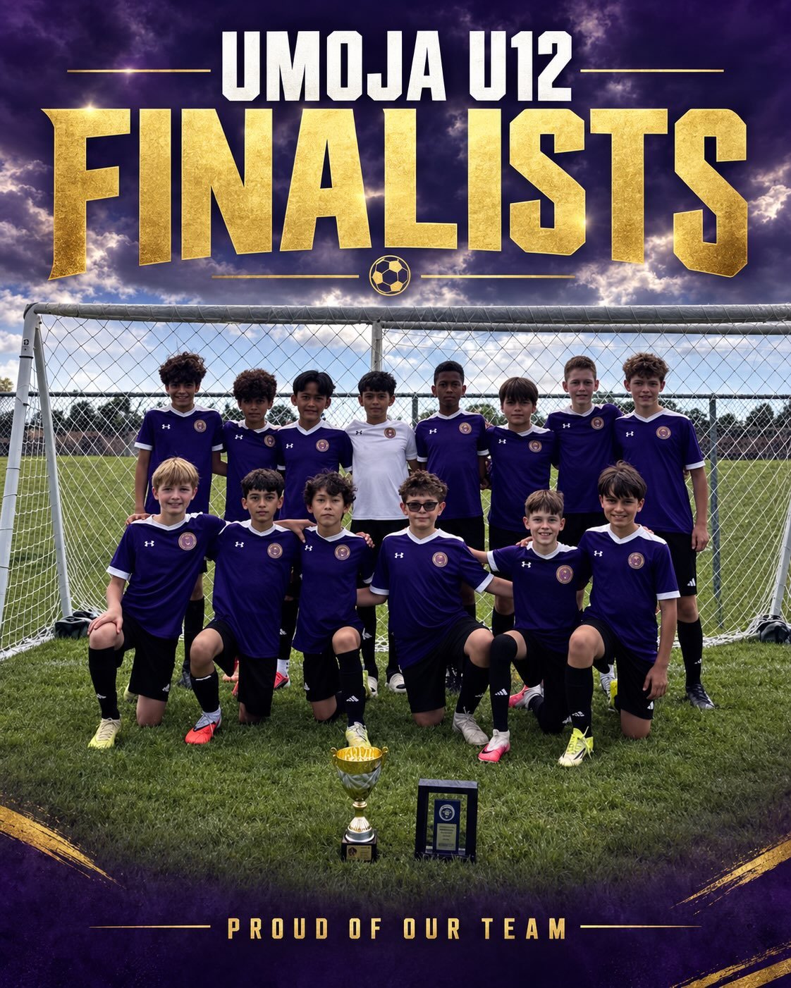 🥈 PROUD OF OUR U12! 💜💛

Our U12 finished as finalists in the City Impact Soccer League after a hard-fought final that was decided on penalties, falling 2&ndash;1&mdash;with Max making two incredible penalty saves! 🧤👏

It wasn&rsquo;t the ending 