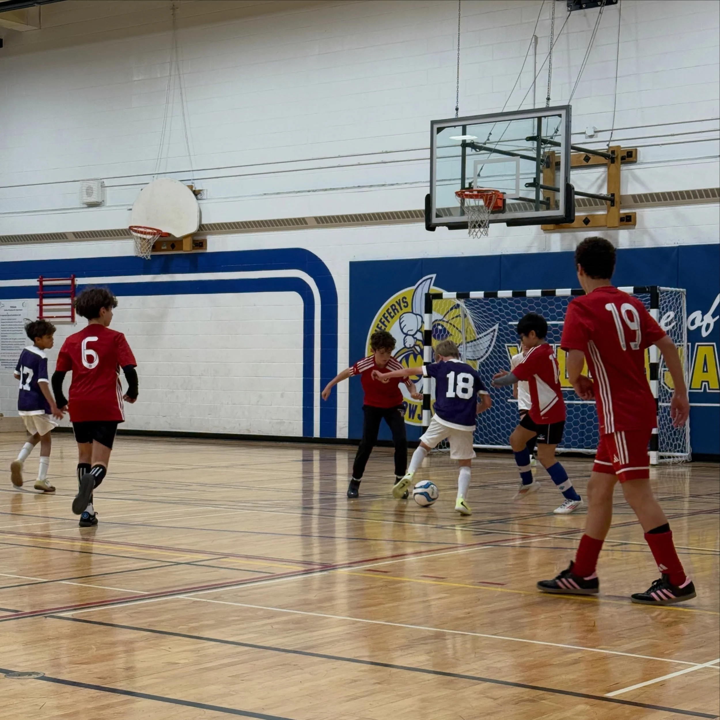 Why futsal? ⚽️💜

More touches. Less space. Faster decisions.

Futsal challenges players to think quickly, play under pressure, and build confidence on the ball. It gives players more opportunities to be involved in the game and continue developing t