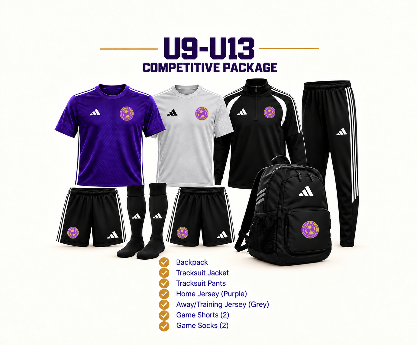 U9-U13 Competitive Player Package
