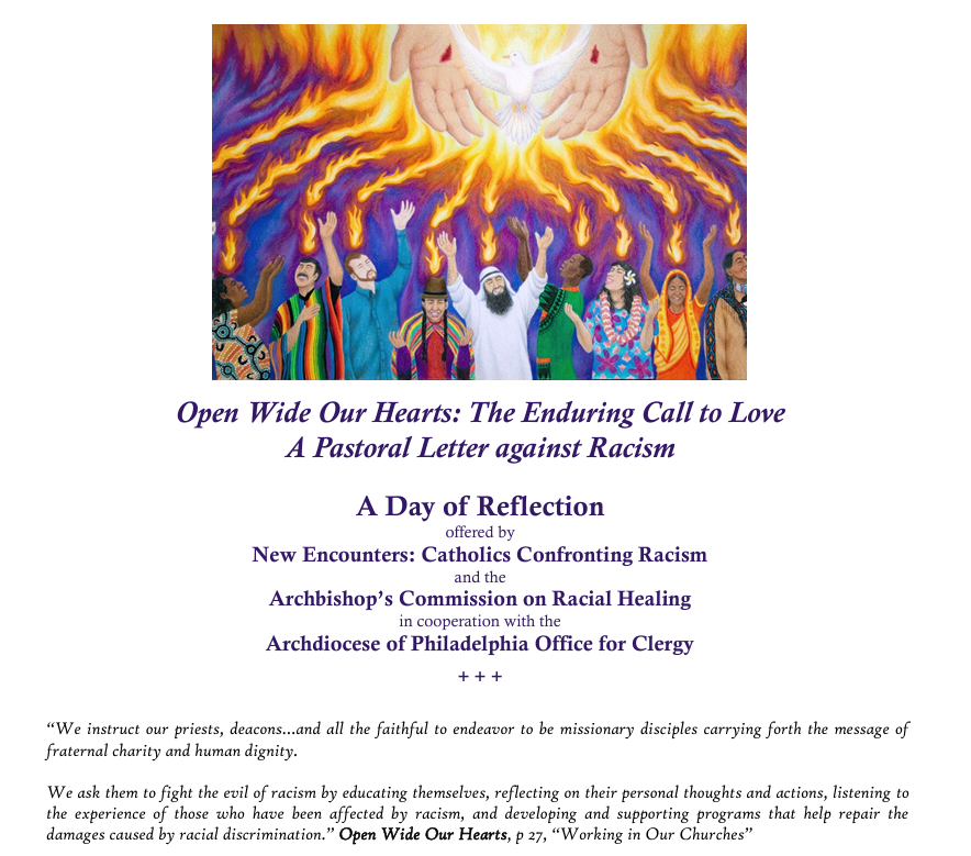 ARCHDIOCESE OF PHILADELPHIA ONGOING FORMATION FOR DEACONS FALL WORKSHOP: Day of Reflection