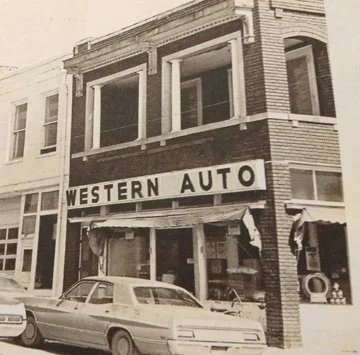 1839 the original building, one of the oldest built in Weston. 1910 the old wooden building was removed and the present building was built by A. P. Doppler making it the youngest building on Main Street.