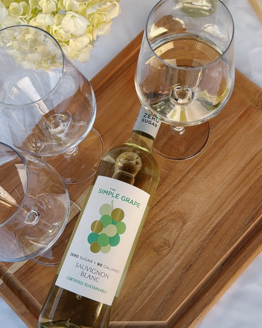 This Wine Wednesday, we have exciting news to spill! 🥂 The Simple Grape Sauvignon Blanc is officially here.

She&rsquo;s fresh. She&rsquo;s zesty. She&rsquo;s dressed to impress, all in new packaging. ✨

We can&rsquo;t wait for you to try!