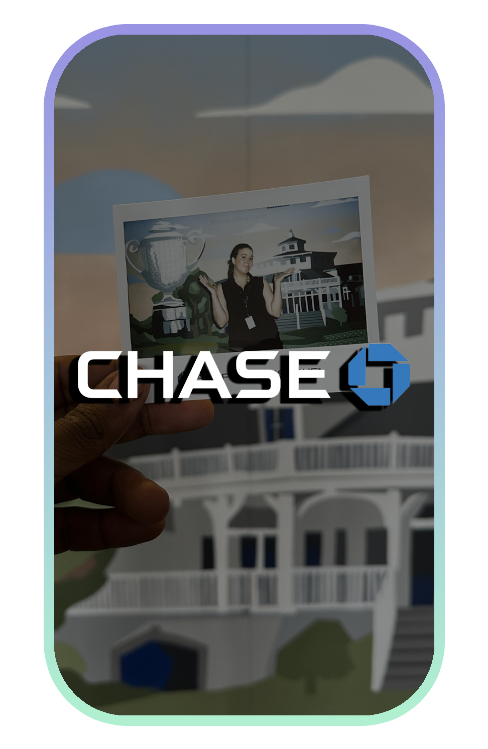 Branded Polaroids for Chase Sapphire