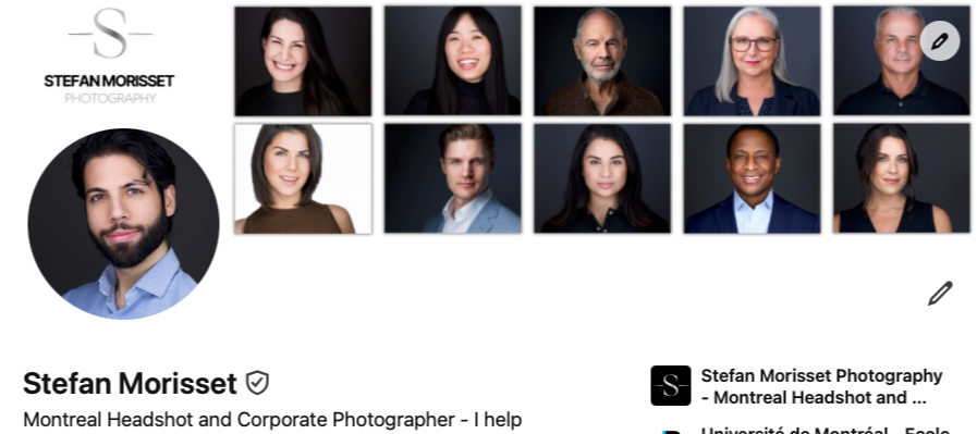 Professional Example of What LinkedIn profile picture background to use