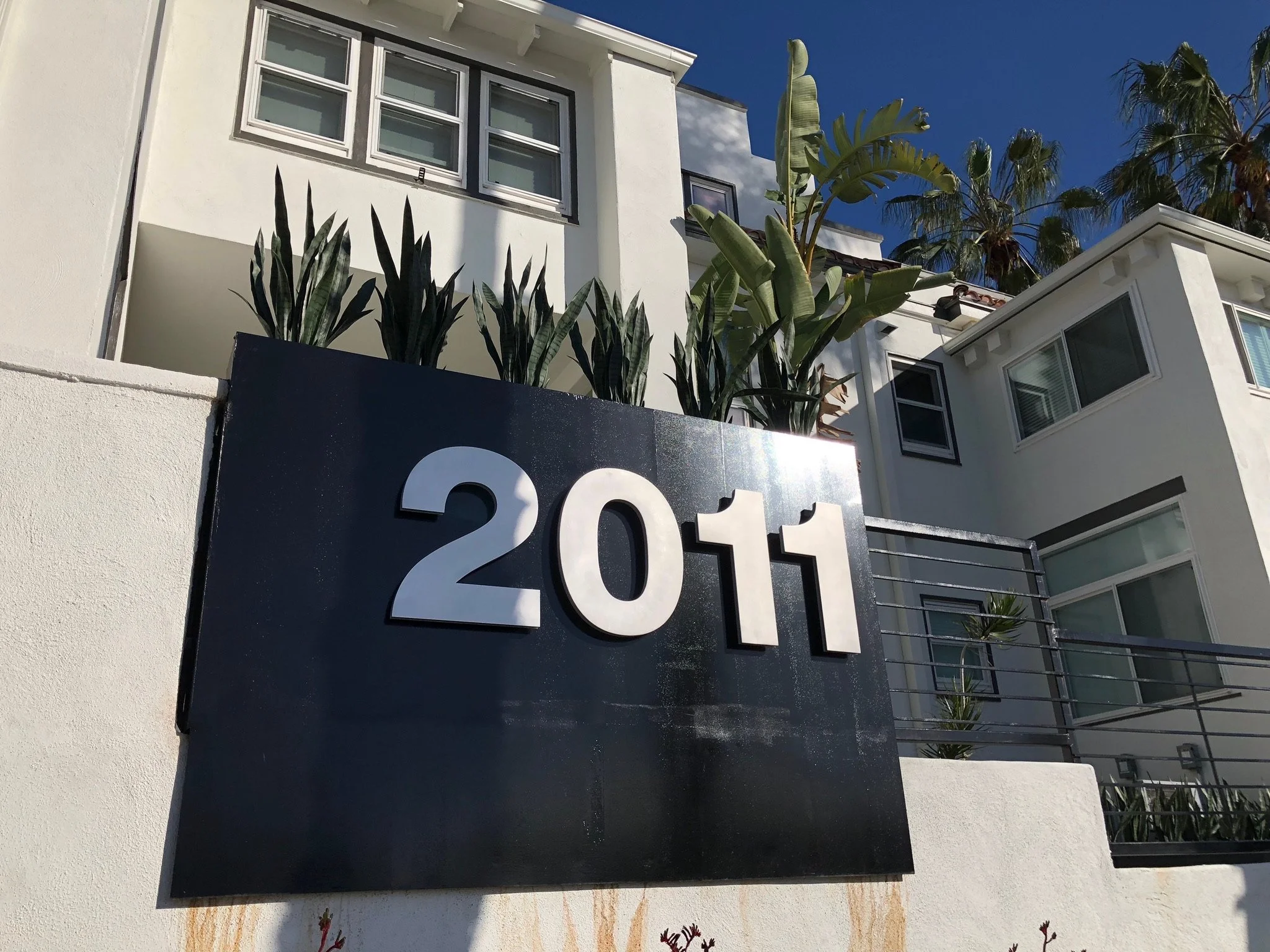 Aluminum Address Numbers - San Diego
