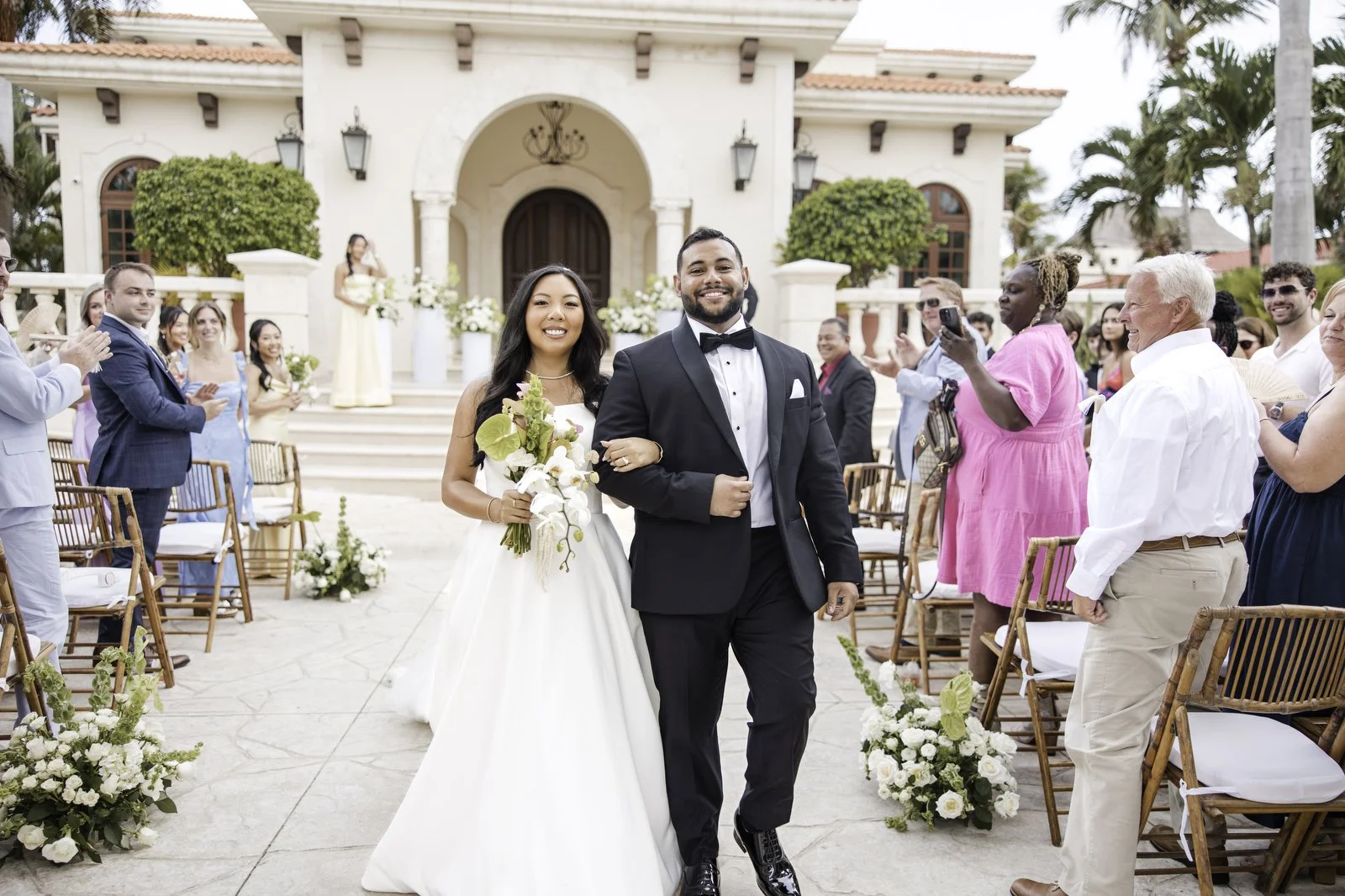A Joyful Oceanfront Wedding at Villa la Joya in Playa del Carmen | Leeann &amp; Joe