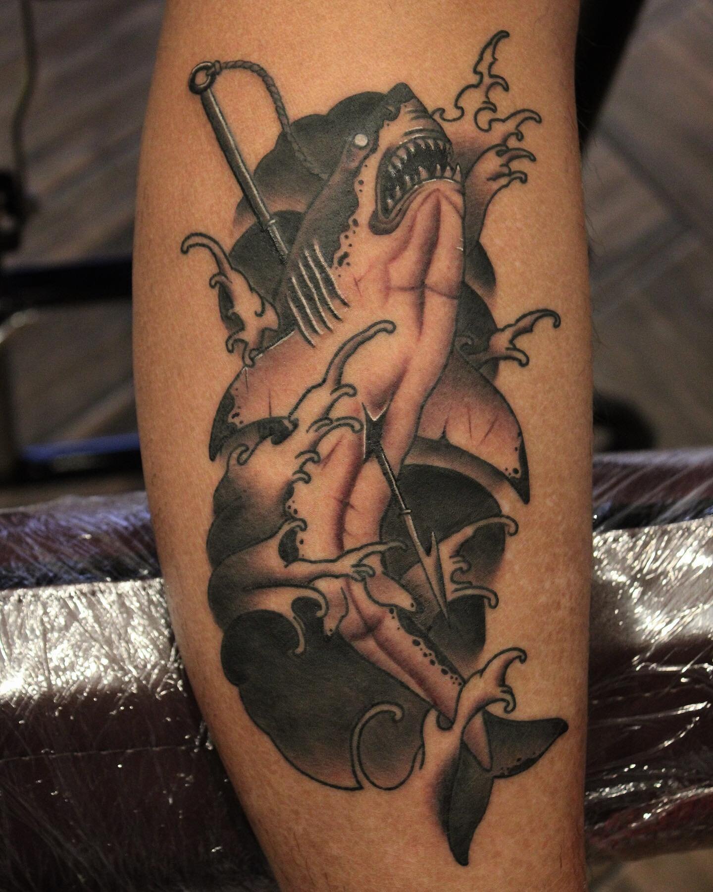 🦈 #tattoo #tattoos #ink #inked #art