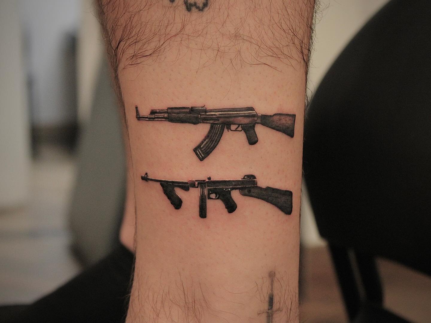 210 Powerful Gun Tattoo Designs 2023  TattoosBoyGirl