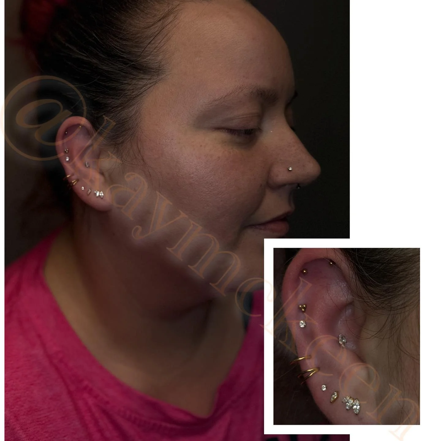 Check out this ear mapping/styling that @kaymckeen  did 🤩 

We have availability for walk-in tattoos and piercings until 7:30pm!