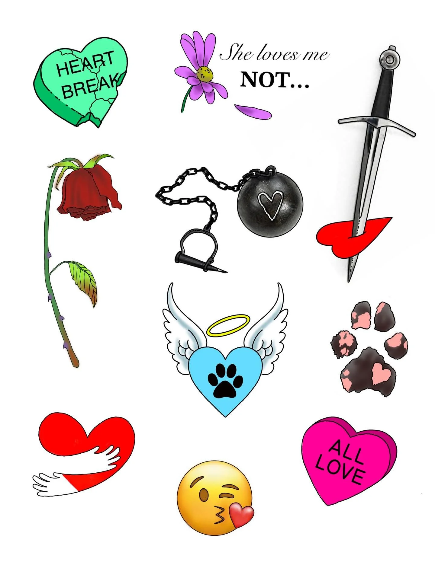 FINAL FLASH SHEET BY @bull_liquidchaos 💕💘 FEBRUARY 13 &amp; 14