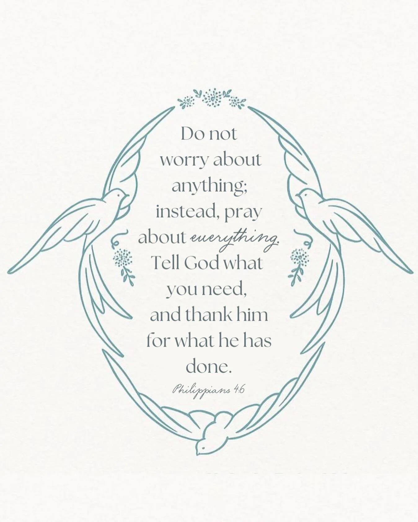 Don&rsquo;t carry it alone. God invites us to bring everything to Him. In every season, choose prayer over worry and gratitude over fear 🕊️ 

#faithoverfear #dontworry #trustgod