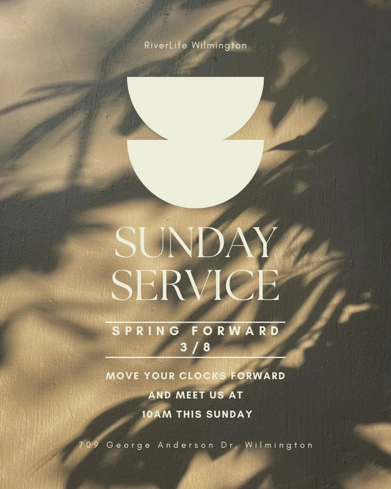 Don&rsquo;t forget to set your clocks forward tonight!  We&rsquo;ll miss the hour of sleep, but are so excited for the longer days as spring is right around the corner. See you Sunday!