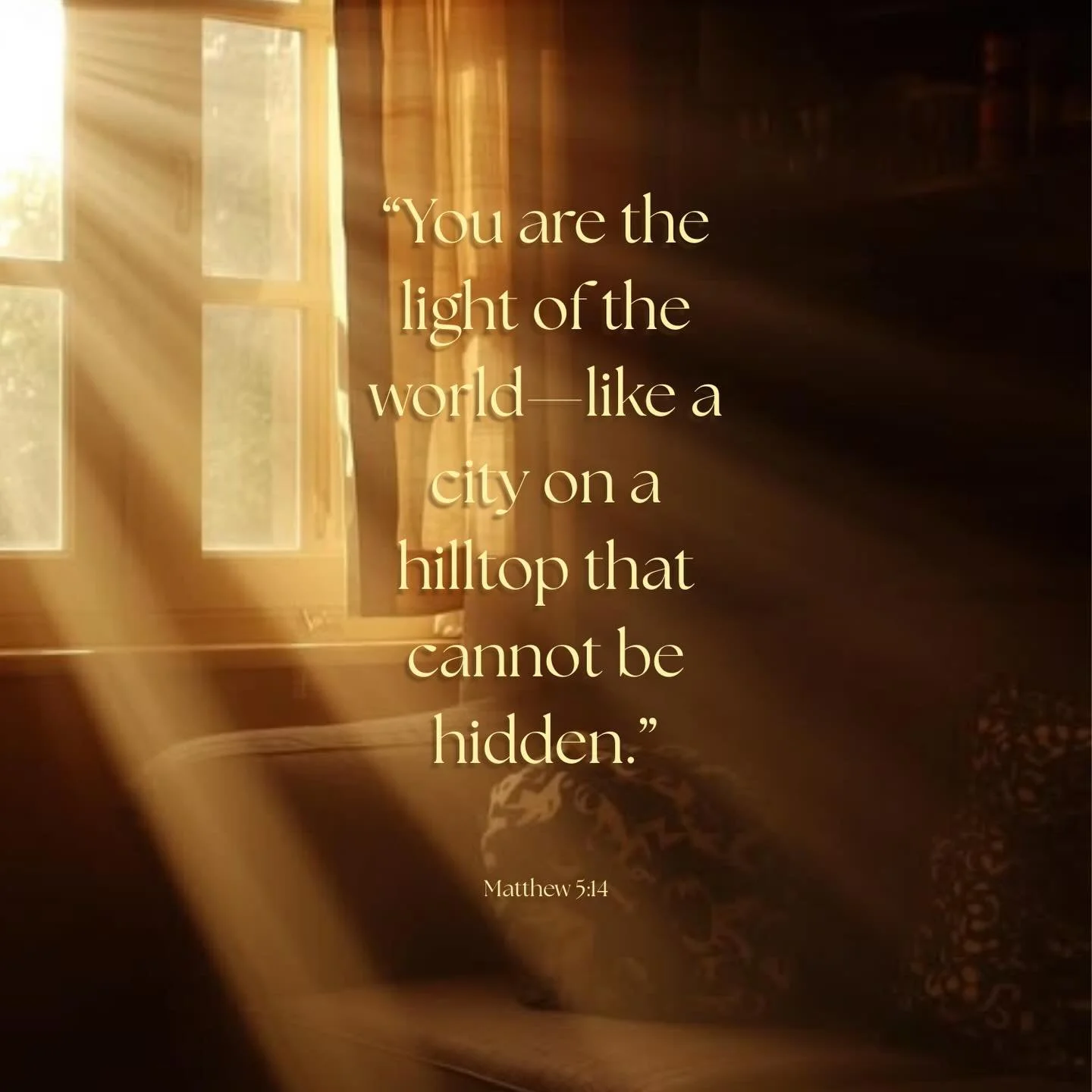 This Sunday, Pastor Ryan taught on Matthew 5:14, encouraging us to go out in the world and show the light of God to those around us. Through Christ, we have a different way of life and a calling to live as the light of the world. 

Check out the full