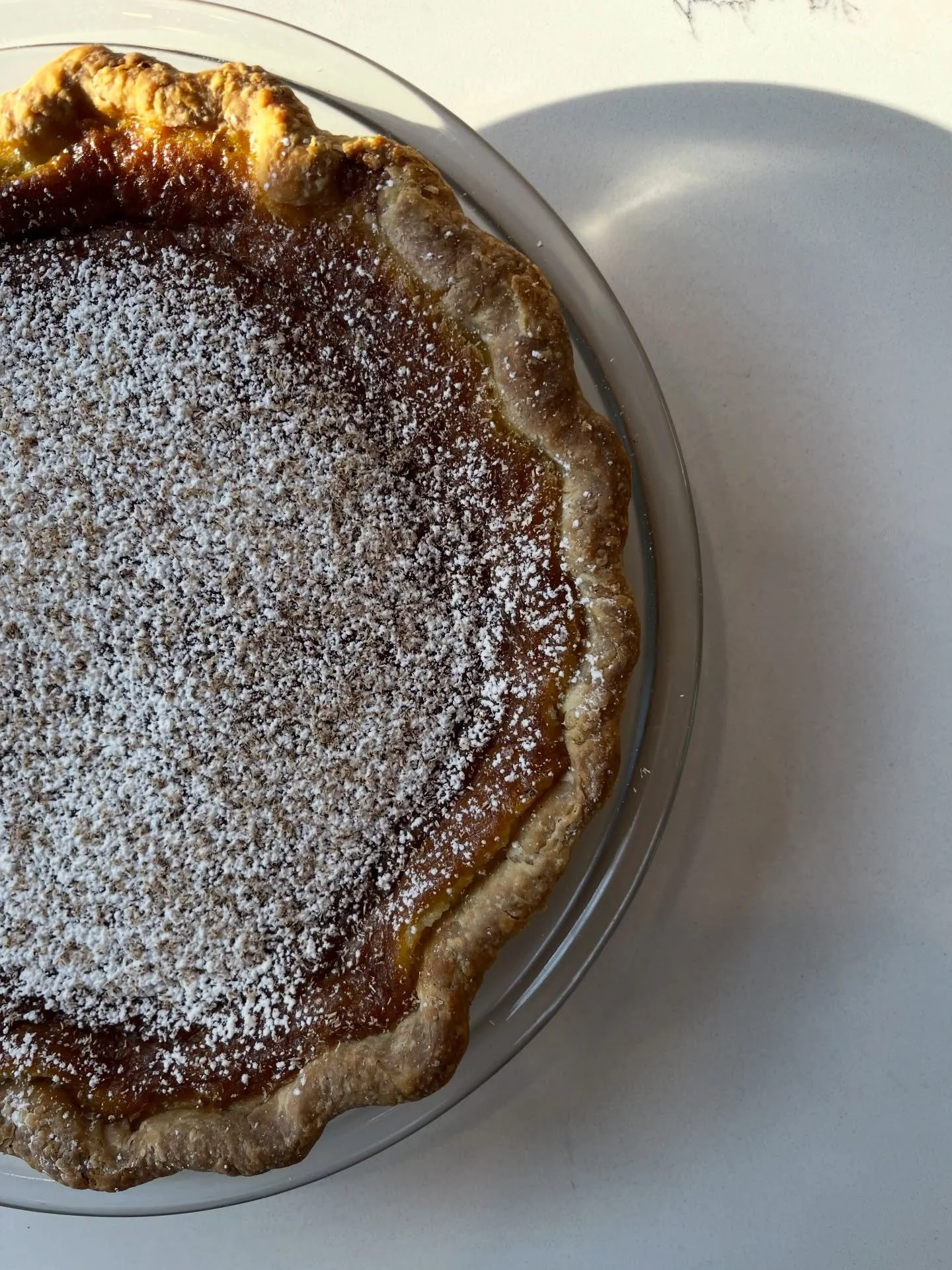 December pastry items are making their way to the counter all week and we&rsquo;re so excited to share them with you!! 🎄 

For pies, please welcome&hellip;. 🥁 

Eggnog Chess Pie
Eggnog custard pie dusted with powdered sugar and nutmeg

Cranberry Or