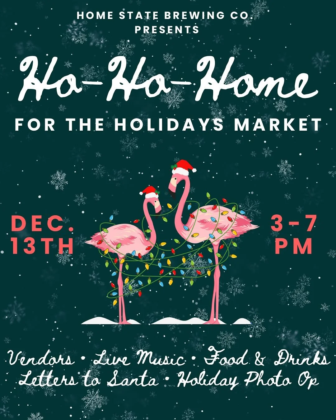 The lawyers thought they were stealing Christmas from us (we got served a cease and desist letter!) but they can&rsquo;t stop the holiday cheer!✨

We just switched up the theme &mdash; the market is STILL happening and now it&rsquo;s new &amp; improv