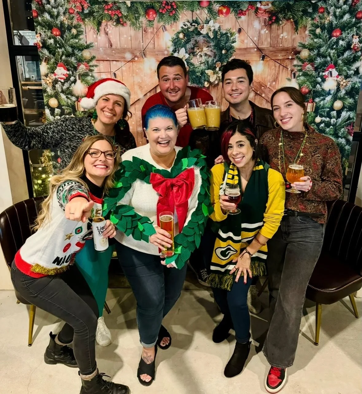 Grab your crew, your coziest holiday sweater, and head to our HO-HO-HOME FOR THE HOLIDAYS Market tomorrow! 🎄✨

December 13th | 3&ndash;7PM

🎁 24 Vendors
📸 Holiday Photo Ops
💌 Letters to Santa
☕️ Hot cocoa from Filigree
🎶 Live music by Heather De