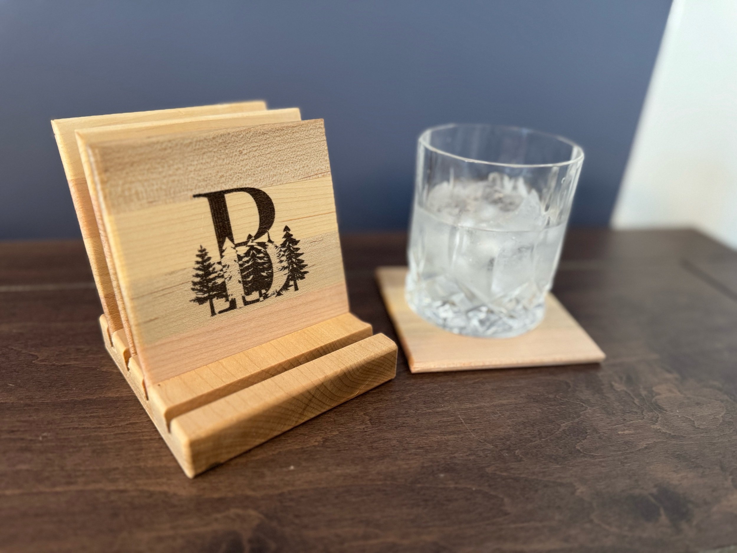 Personalized Maple Coasters (Set of 4)